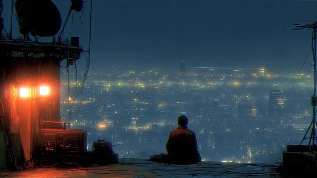 Retro Frequencies - view of the neon city