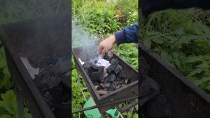 Быстро разжечь угли для шашлыка?