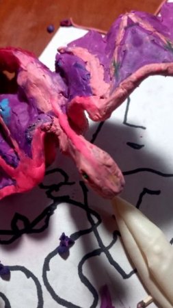 мой дракон 🐉 из пластилина как делаю