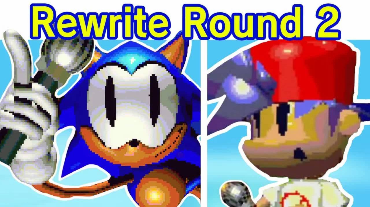 (CG): Friday Night Funkin' VS Rewrite - ROUND 2 - Sonic.EXE (FNF Mod) (Sonic/Lord X/Trinity/ETC)