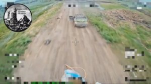Удары оптоволоконными FPV-дронами по автотранспорту Всу в районе н.п. Октябрьское 💥🇷🇺👊