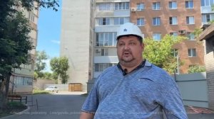 Петербургские строители приступили к восстановлению МКД в Мариуполе на проспекте Ленина