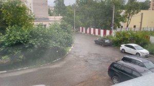 Дождливый день - Timelapse from the window