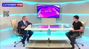 Андрей Крамар в эфире программы «Прямая речь» на телеканале «Оплот ТВ»