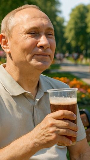 Путин ест летнюю еду