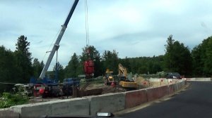 Реконструкция моста через реку Селезень около деревни Октябрьская. Вязниковский район 29.06.2025