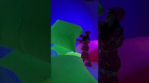 Шоу гигантских неоновых подушек