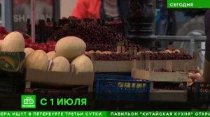 Запрет на разносную  торговлю в Санкт-Петербурге