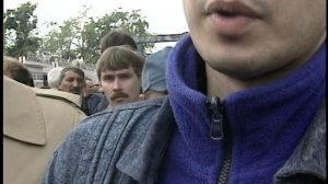 Торговля на Рижском рынке в Москве, 1990 год.