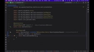 25 - Mono Returning a User object in HTTP Response body