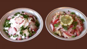 Самые простые и вкусные салаты с редиской.