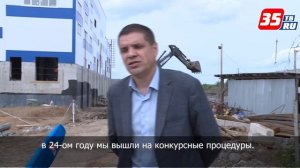 ООО "Энергострой" строит новые очистные сооружения в поселке Шексна, Вологодская обл.