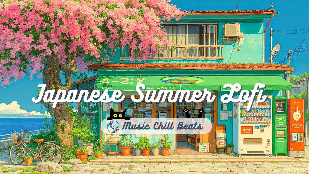 🌊 Japanese Summer Lofi – Chill Beats with Beach Ambience & Coastal Vibes, Beachside Lofi Mix смотреть онлайн