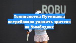 Теннисистка Путинцева потребовала удалить зрителя на Уимблдоне