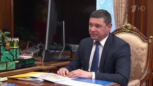 Президент принял в Кремле временно исполняющего обязанности губернатора Тамбовской области