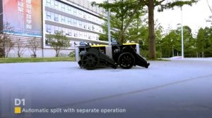 Китайский робот способен разделяться и соединяться вновь