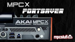 AKAI MPC X / SE PortSaver Bracket: Reinforced Power, USB and Cable Protection