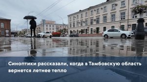 Синоптики рассказали, когда в Тамбовскую область вернется летнее тепло