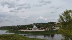 Город Старица вид на Старицкий Свято-Успенский монастырь