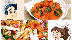 САЛАТЫ без МАЙОНЕЗА (два рецепта)! Вкусно и полезно!