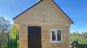 Баня из бруса 4х3 метра на заказ от компании Лесная-Баня