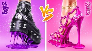 Как стать популярной! Экстремальное преображение челлендж! Барби vs Братц!