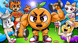 Итальянские мемы и Спрунки - Сильный апельсин| Sprunki мультфильм