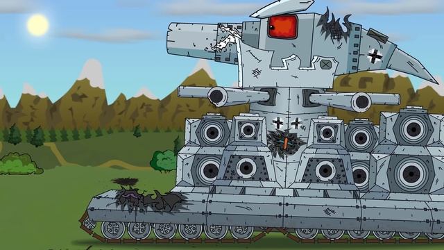 КВ-44М vs МАРК-44 Грандиозная БИТВА - Мультики Про Танки смотреть онлайн