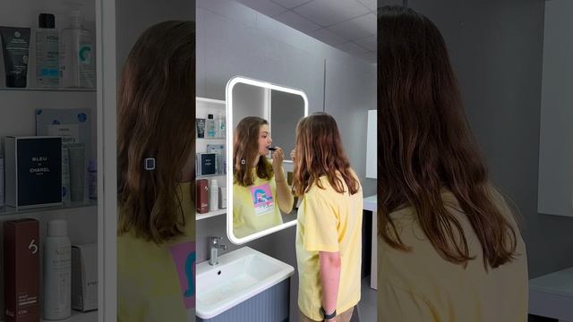 Зеркальный шкаф для ванной комнаты Cosmetic Light 60 размера с подсветкой от ALAVANN!