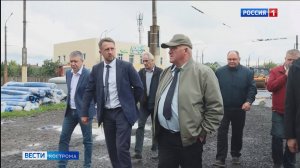 Губернатор проверил, как обновляются костромские дороги и заволжский сквер