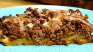 Картошка с фаршем в духовке