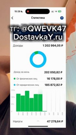 Курьер в Москве шикует