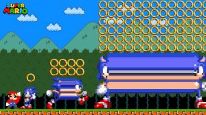Super Mario Bros., But Every Ring Makes Sonic TALLER and WIDER!