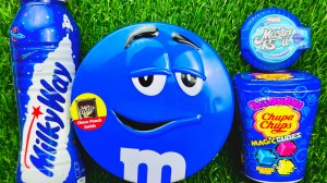 [АСМР] Распаковка и смешивание радужных конфет в банках M&M'S