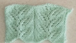 Полосы из ажурных листьев | Рубрика "Узоры"