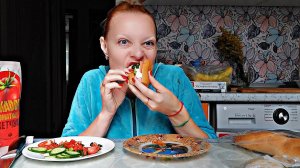 Мое ПП и дикий аппетит 🤤 | Хотдог 🌭 и шаурма 🌯 | Мукбанг