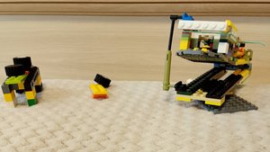 Катапульта из лего 1-я часть