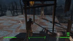 Fallout 4 Стройплощадка в Мерквотер Поселение мои постройки в этой локации