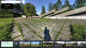 Мемориал, который зарос травой но останется в нашей памяти-Cleaning shadow on street