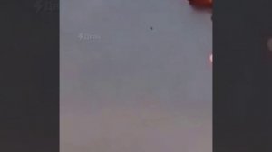 юМомент уничтожения беспилотника ВСУ на подлëте к Саратову этим утром !!!