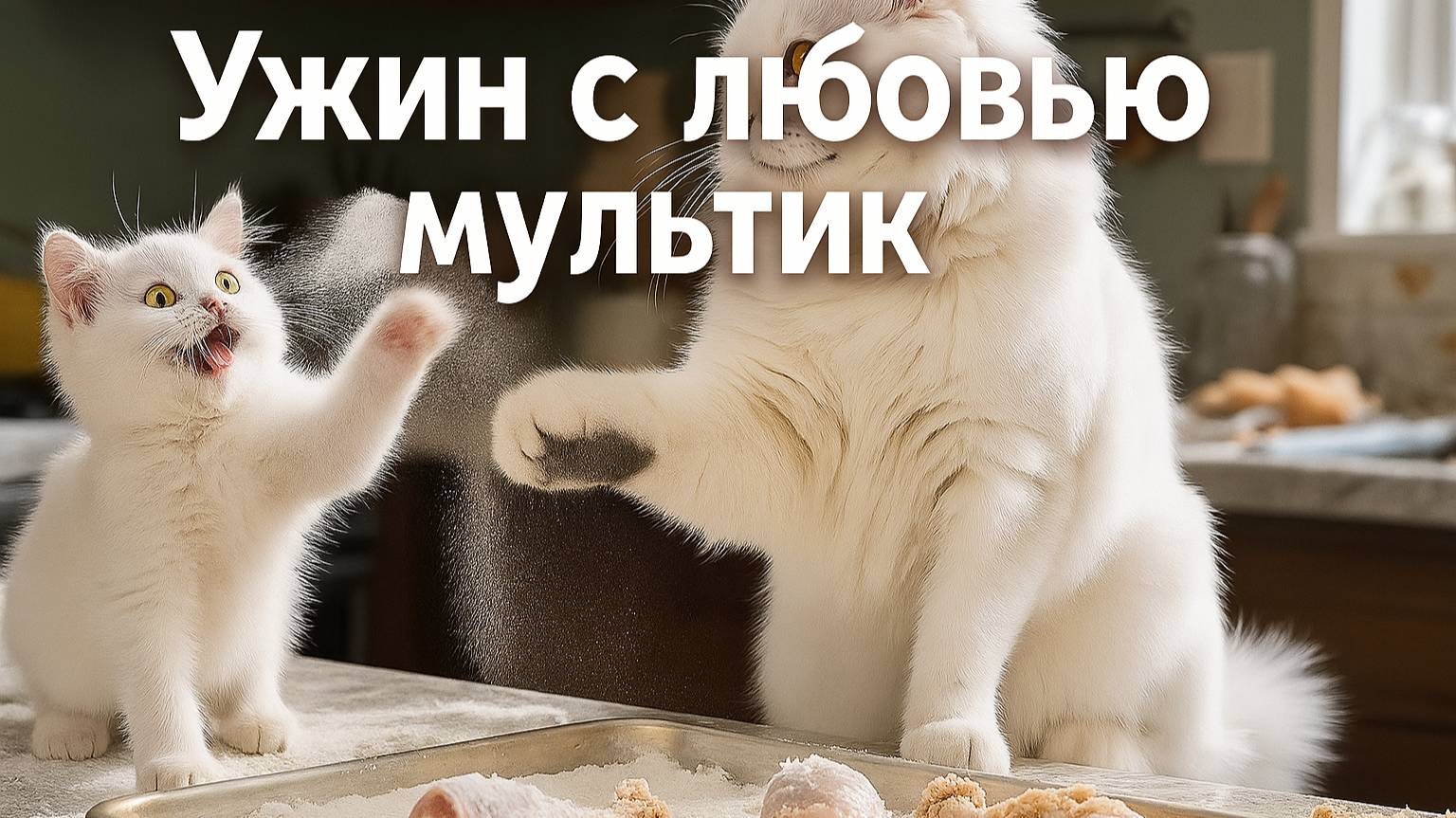 Мама-Кошка Покупает Курицу для Котёнка – Ужин с Любовью | мультик 2025 смотреть онлайн