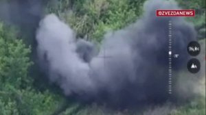 Война дронов. Удар по бронеавтомобилю ВСУ.