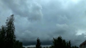 Пасмурный дождливый день в городе Вязники 01.07.2025