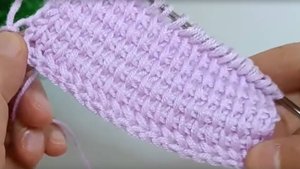 Узор вязания Тунисское вязание крючком