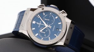 Hublot Classic Fusion Chronograph Titanium Blue 42 mm 541.NX.7170.LR