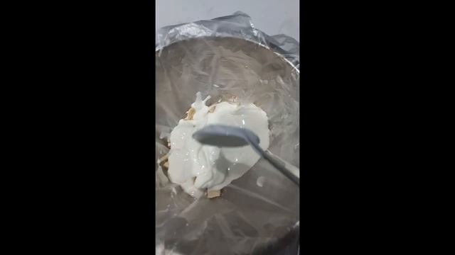 Тортик без выпечки Алёнка