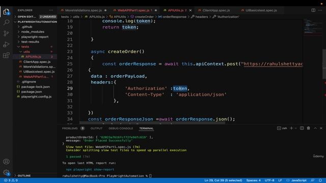 [s1.eground.org] 006 Refactor API calls from utils folder and isolate from Web test logic