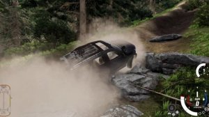 Хорошо подготовленный Паджеро спорт засел в лютом бездорожье. Beam NG Drive часть 2