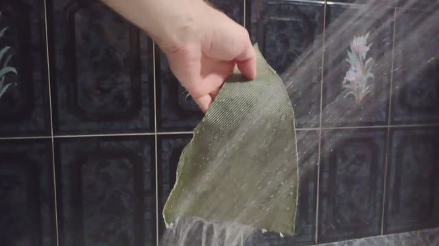 Как намокает ткань дайнима Dyneema