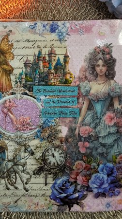 «Сказочный бал»🏰🧚♀️👠#асмр #скрапбукинг #сказка #золушка #фэнтези